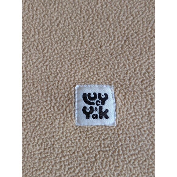 Lucy & Yak Stevie Oversized Fleece Pullover Cream Size Large - Picture 3 of 7